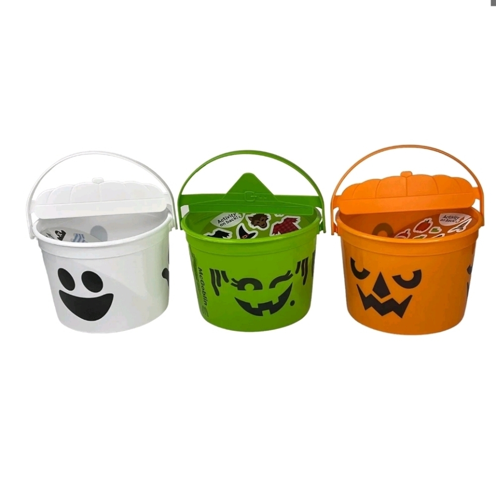McDonald's Halloween Happy Meal Bucket Set 2022
